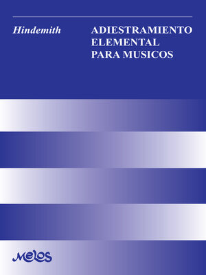 cover image of Adiestramiento elemental para músicos